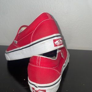 Womens Red Vanz